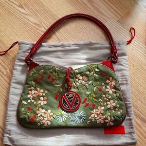Vintage Valentino Embroidered Handbag